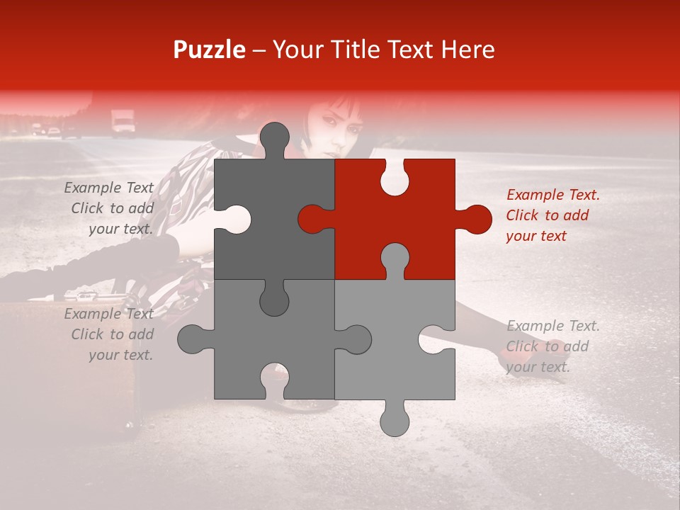 Person Sky Summer PowerPoint Template