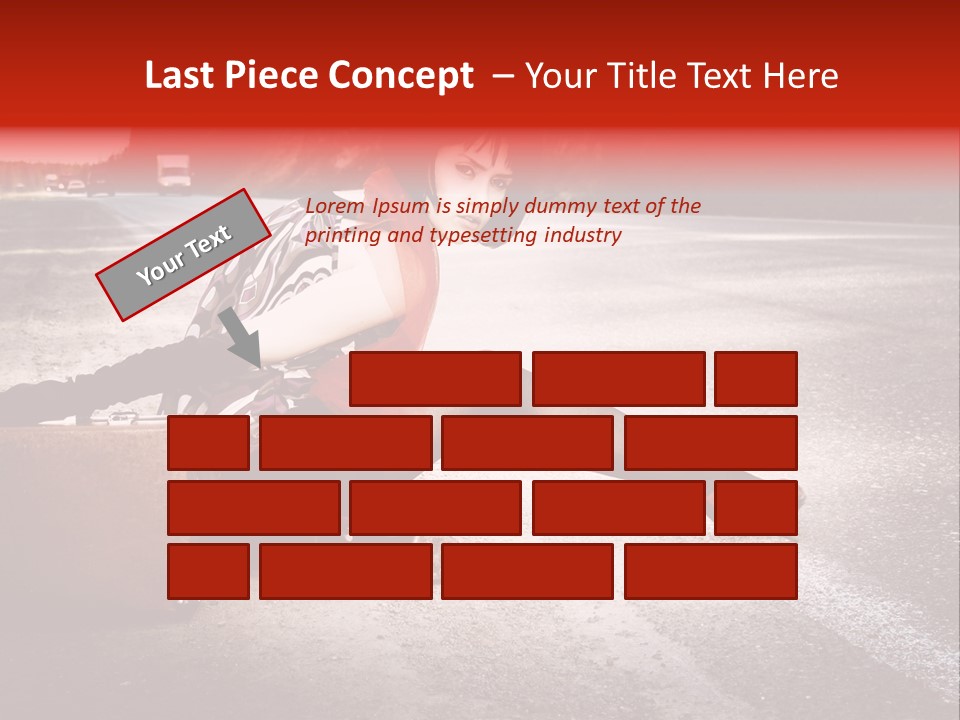 Person Sky Summer PowerPoint Template