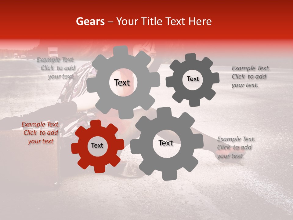 Person Sky Summer PowerPoint Template