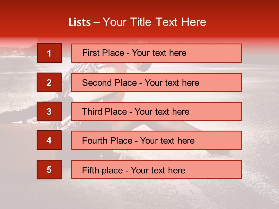 Person Sky Summer PowerPoint Template