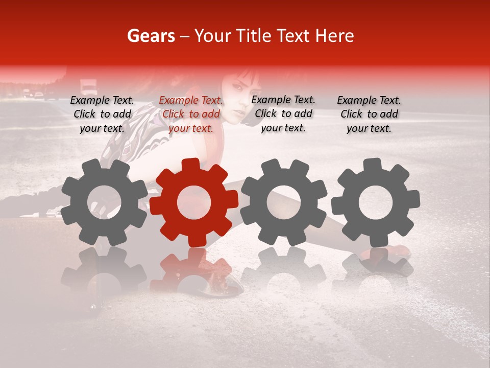 Person Sky Summer PowerPoint Template