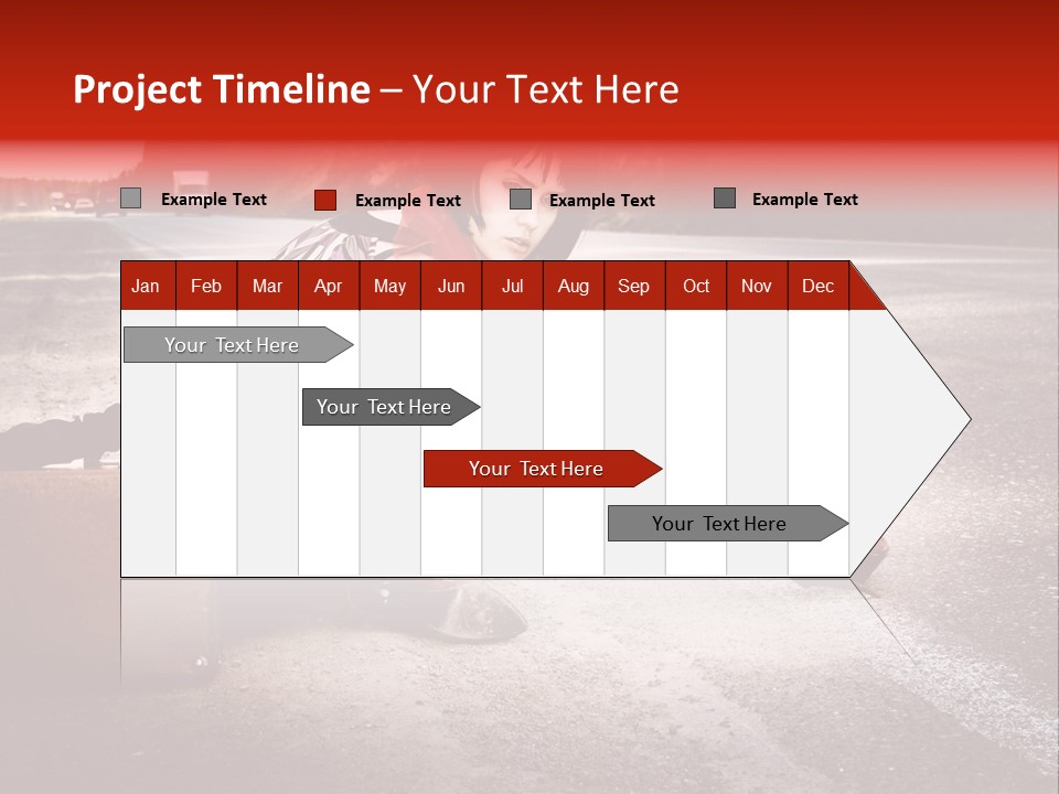 Person Sky Summer PowerPoint Template