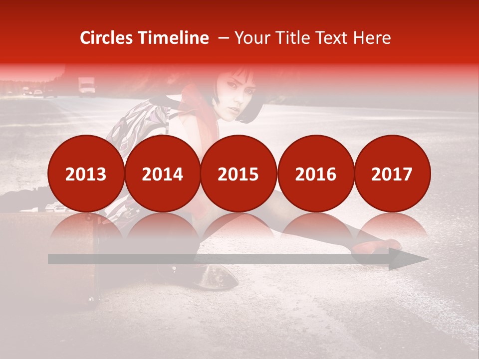 Person Sky Summer PowerPoint Template