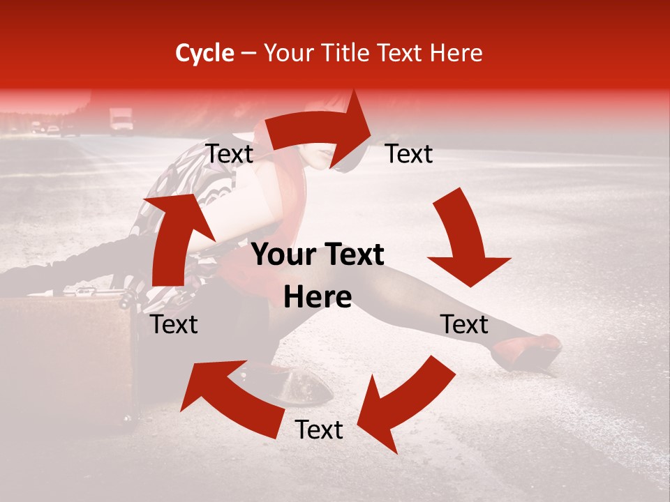 Person Sky Summer PowerPoint Template