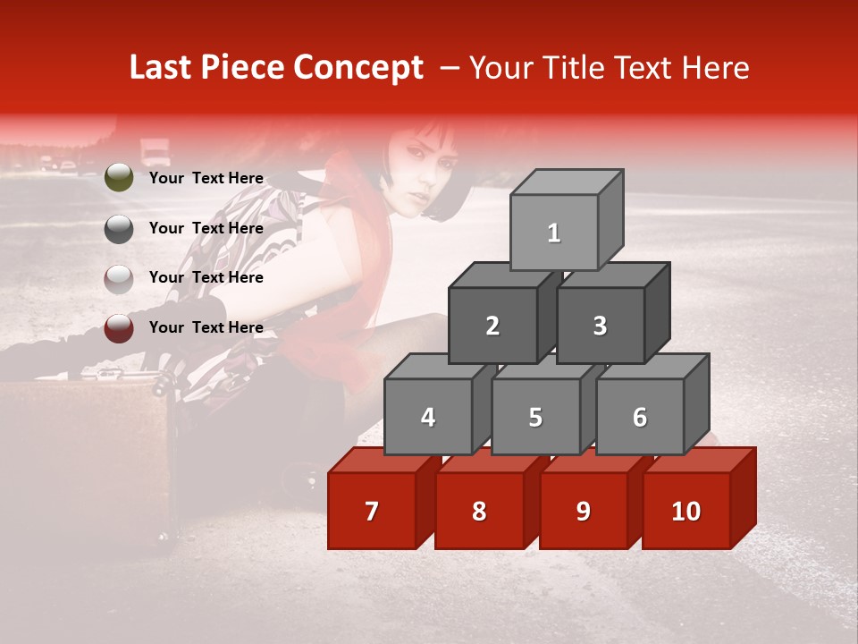 Person Sky Summer PowerPoint Template