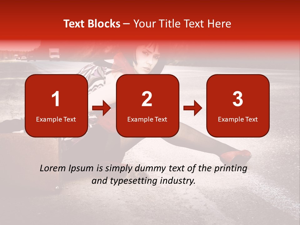 Person Sky Summer PowerPoint Template