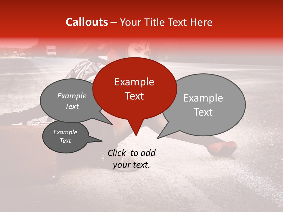 Person Sky Summer PowerPoint Template