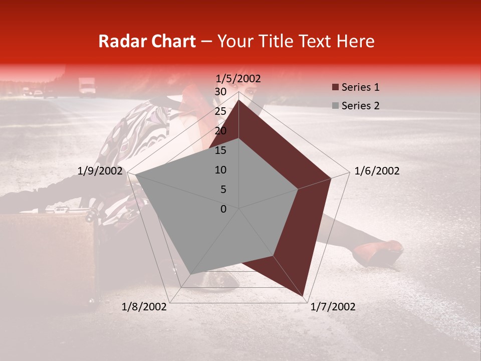 Person Sky Summer PowerPoint Template