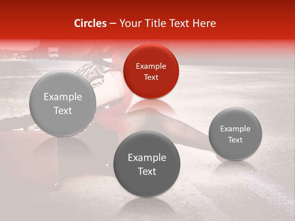 Person Sky Summer PowerPoint Template