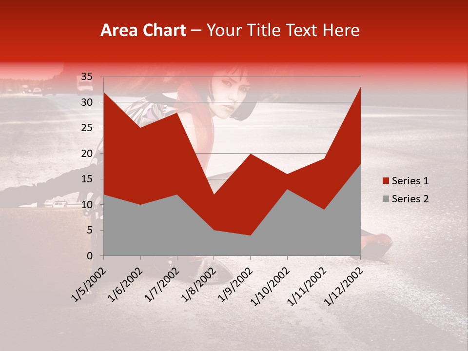 Person Sky Summer PowerPoint Template