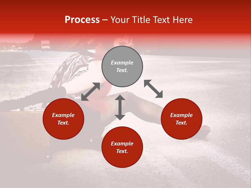 Person Sky Summer PowerPoint Template