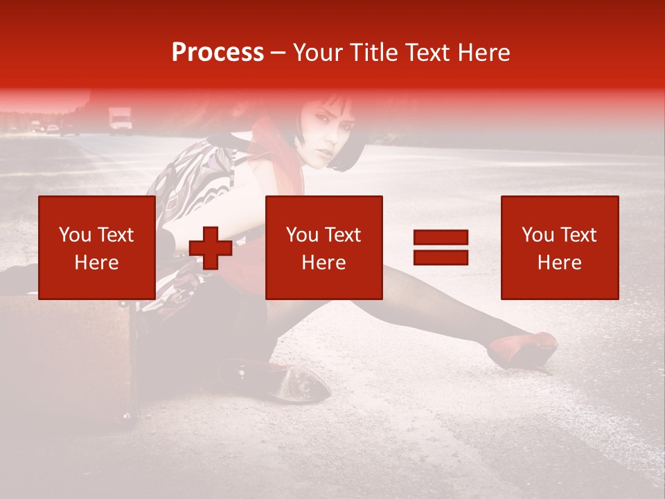 Person Sky Summer PowerPoint Template