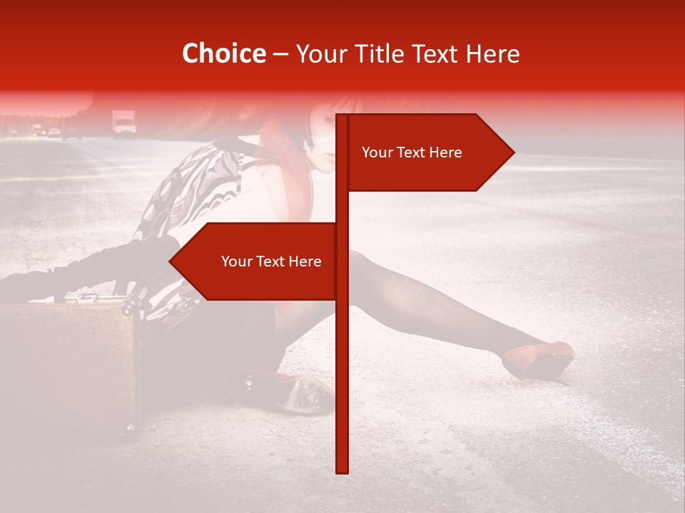 Person Sky Summer PowerPoint Template