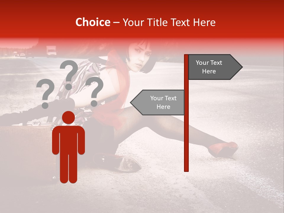 Person Sky Summer PowerPoint Template