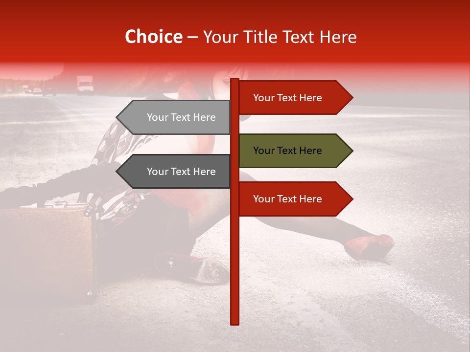 Person Sky Summer PowerPoint Template