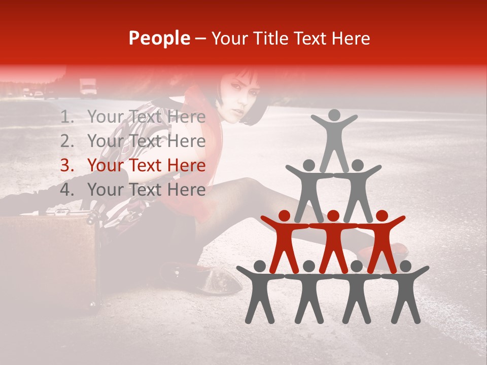 Person Sky Summer PowerPoint Template