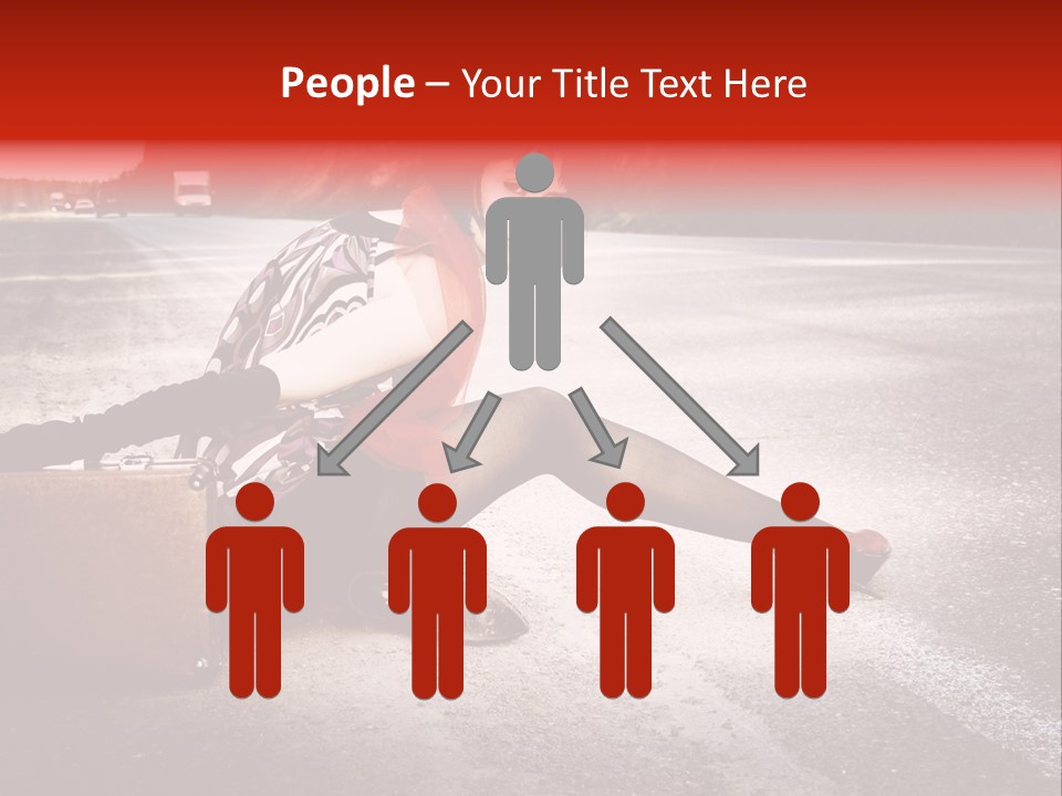 Person Sky Summer PowerPoint Template