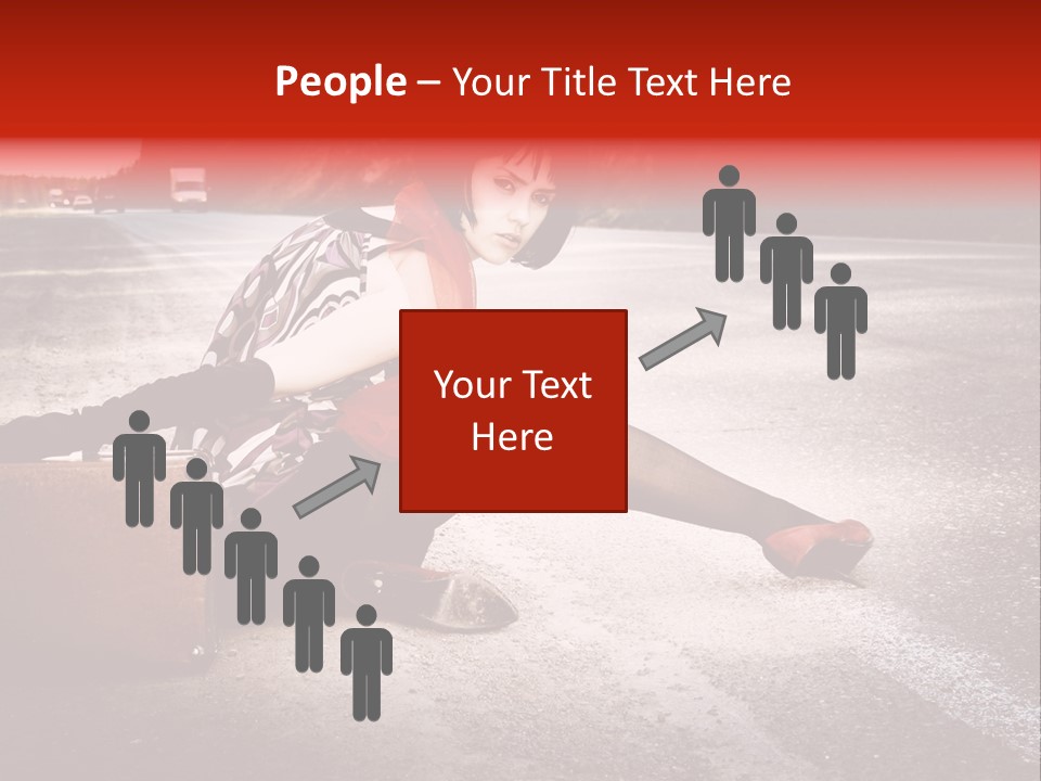 Person Sky Summer PowerPoint Template