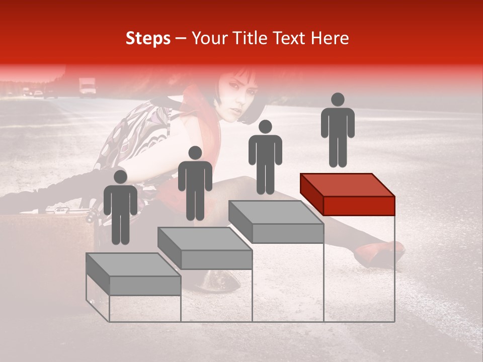 Person Sky Summer PowerPoint Template