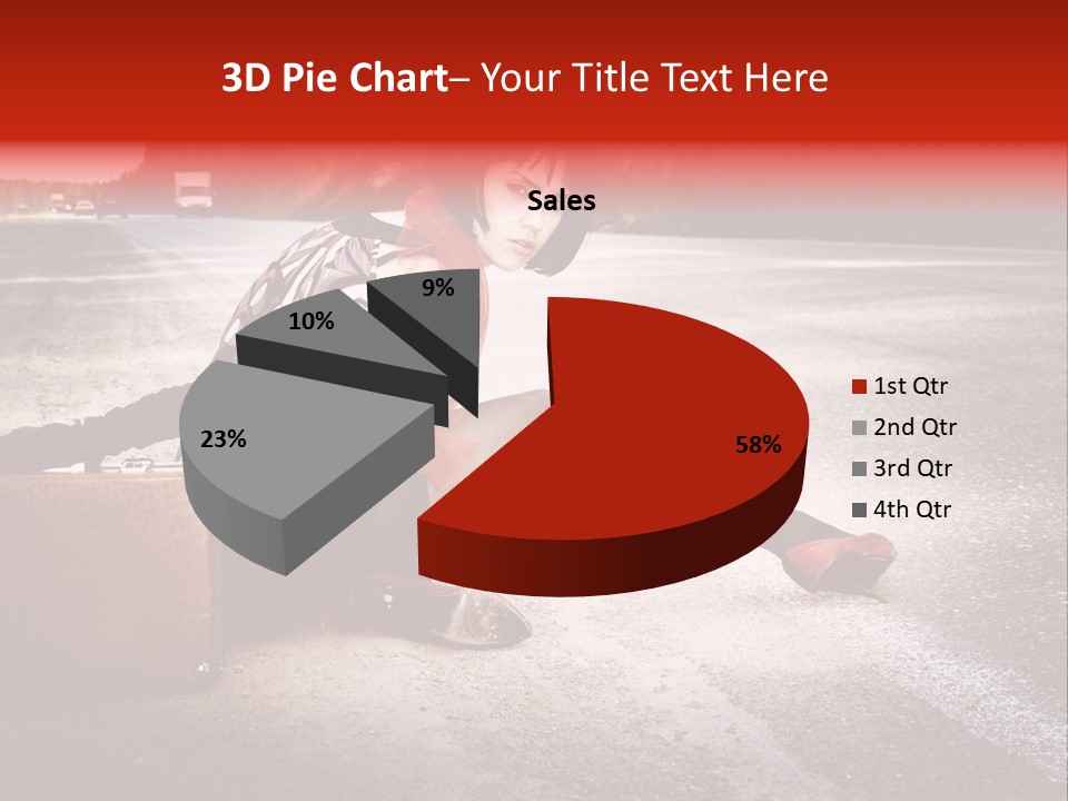 Person Sky Summer PowerPoint Template