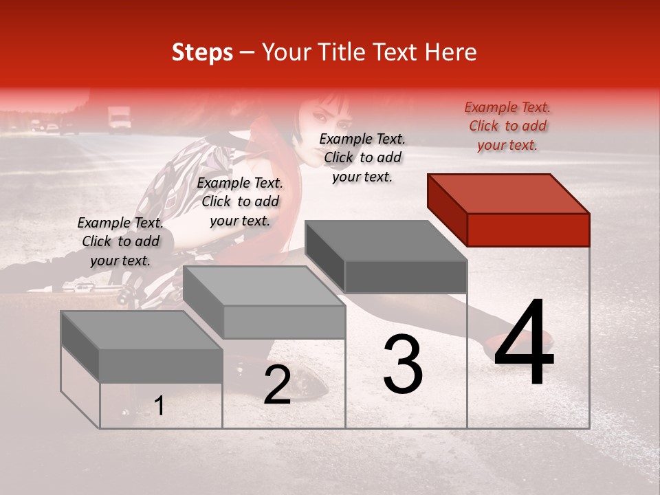 Person Sky Summer PowerPoint Template