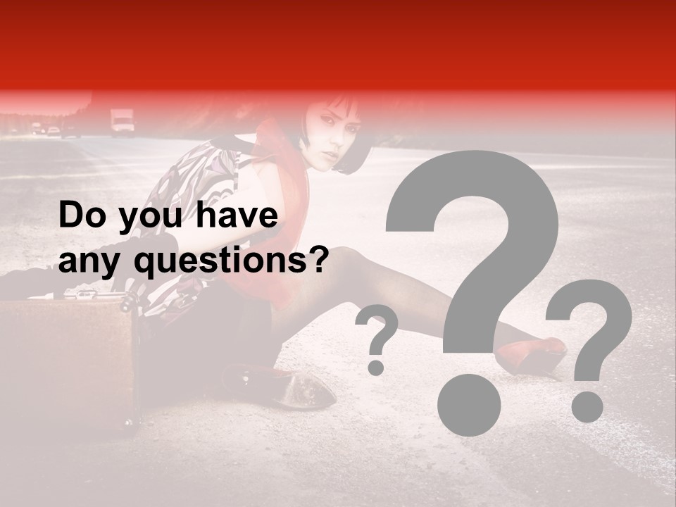 Person Sky Summer PowerPoint Template