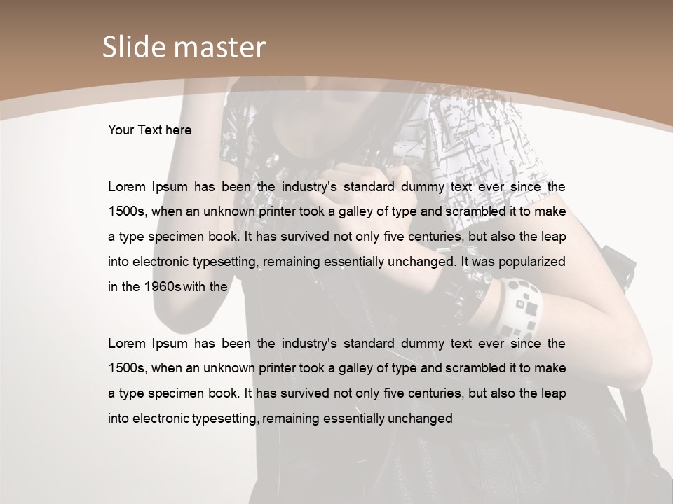 Lifestyles Cool Modern PowerPoint Template