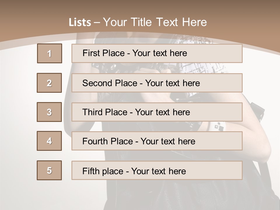 Lifestyles Cool Modern PowerPoint Template