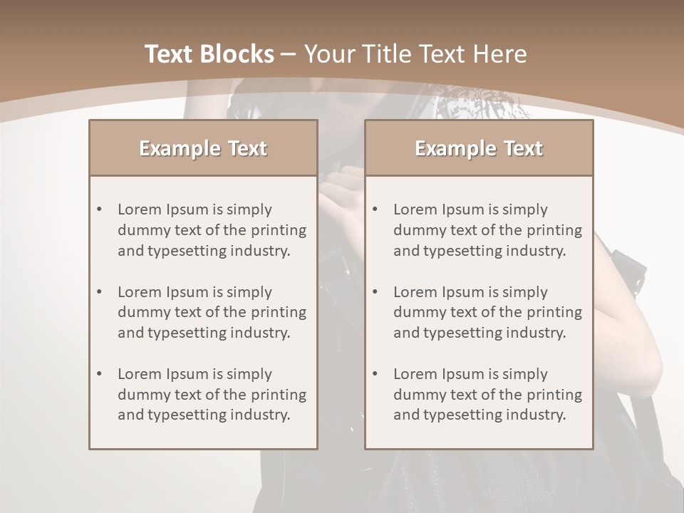 Lifestyles Cool Modern PowerPoint Template