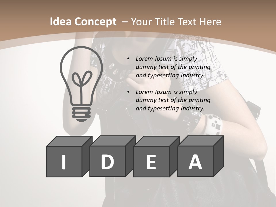 Lifestyles Cool Modern PowerPoint Template
