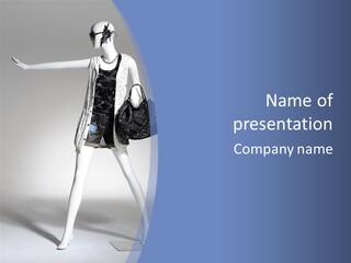 Show Mannequin Stylish PowerPoint Template