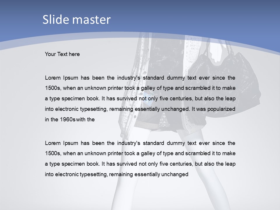 Show Mannequin Stylish PowerPoint Template