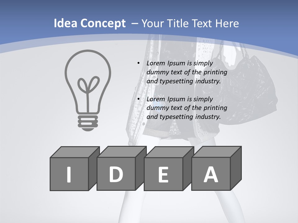 Show Mannequin Stylish PowerPoint Template