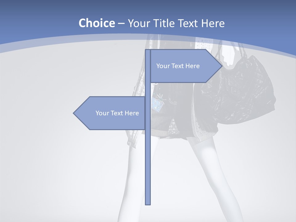 Show Mannequin Stylish PowerPoint Template