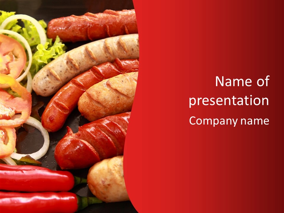 Alimentos Ricos Em Colesterol PowerPoint Template