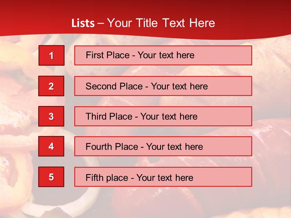 Alimentos Ricos Em Colesterol PowerPoint Template