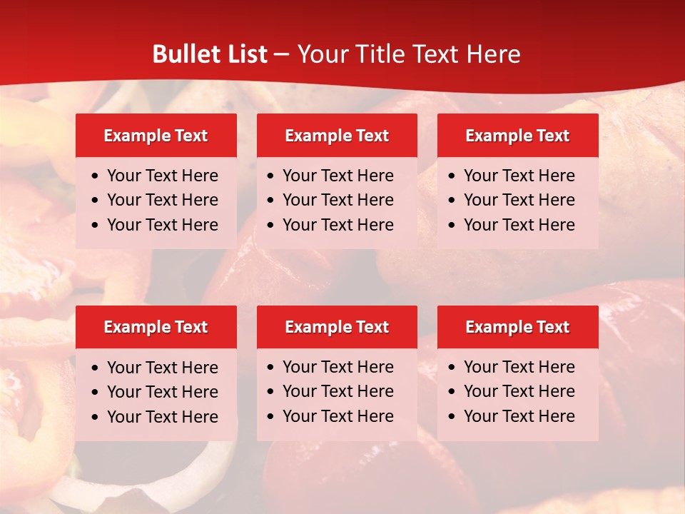 Alimentos Ricos Em Colesterol PowerPoint Template