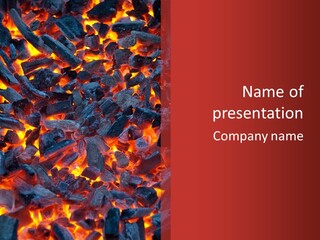 Fire Coals PowerPoint Template