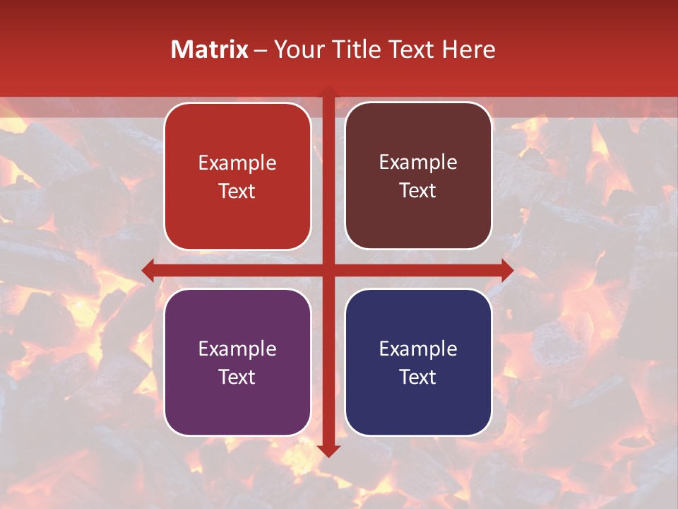 Fire Coals PowerPoint Template