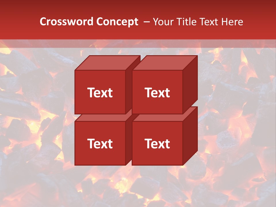 Fire Coals PowerPoint Template