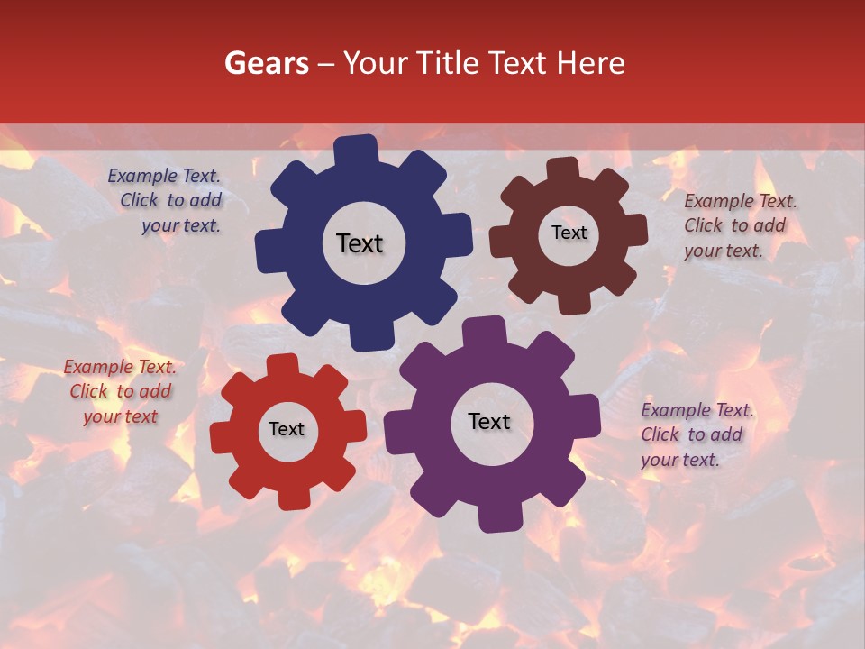 Fire Coals PowerPoint Template