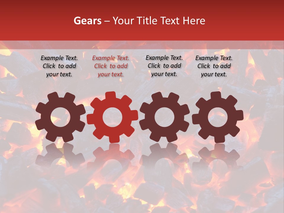 Fire Coals PowerPoint Template