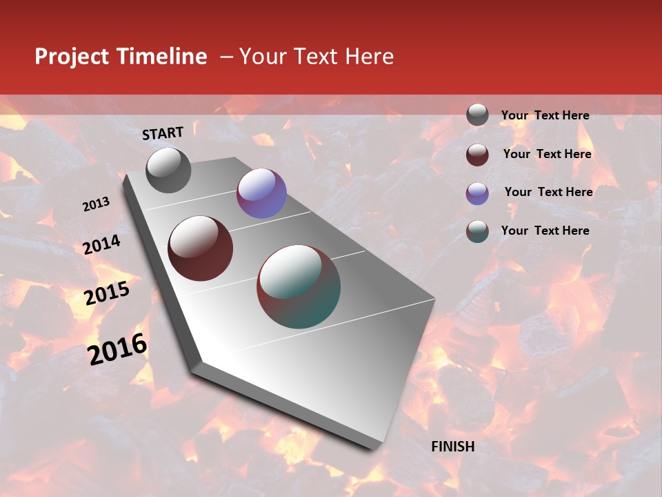 Fire Coals PowerPoint Template