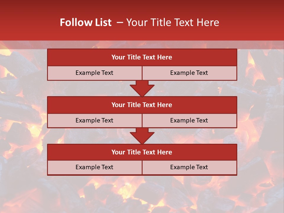 Fire Coals PowerPoint Template