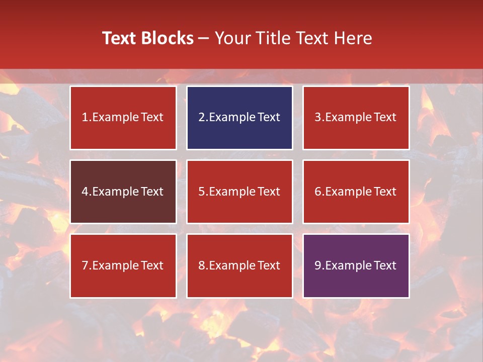 Fire Coals PowerPoint Template