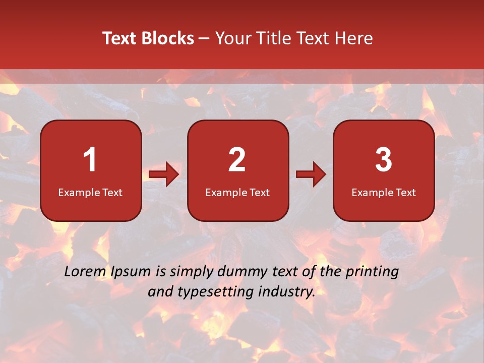 Fire Coals PowerPoint Template