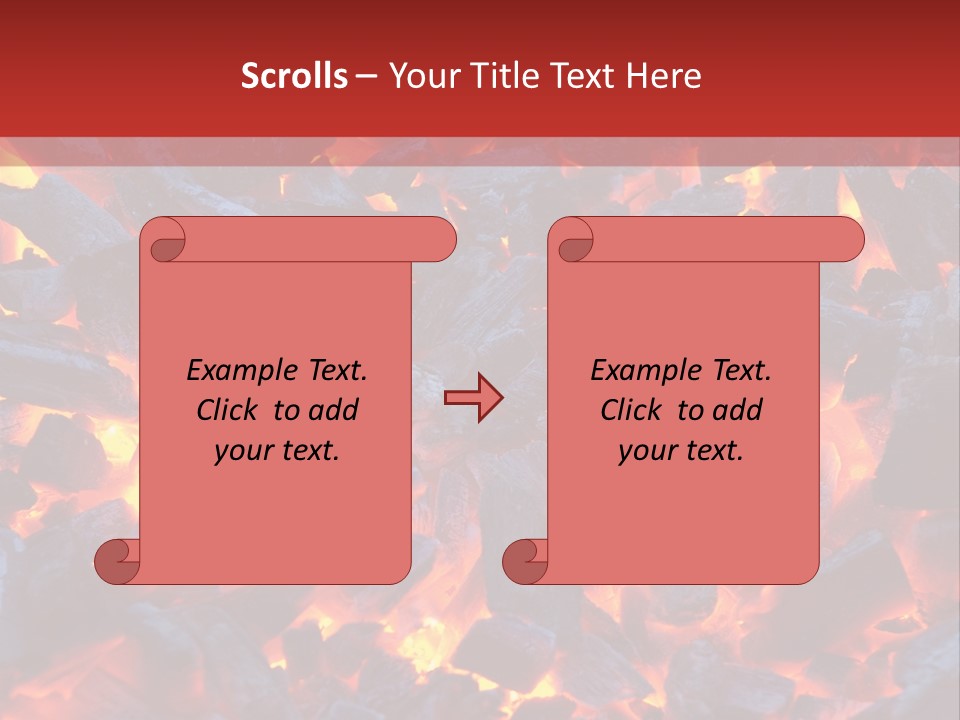 Fire Coals PowerPoint Template