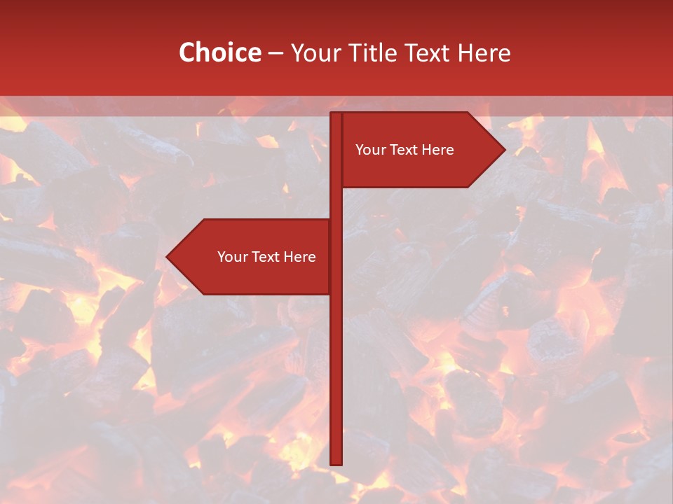 Fire Coals PowerPoint Template
