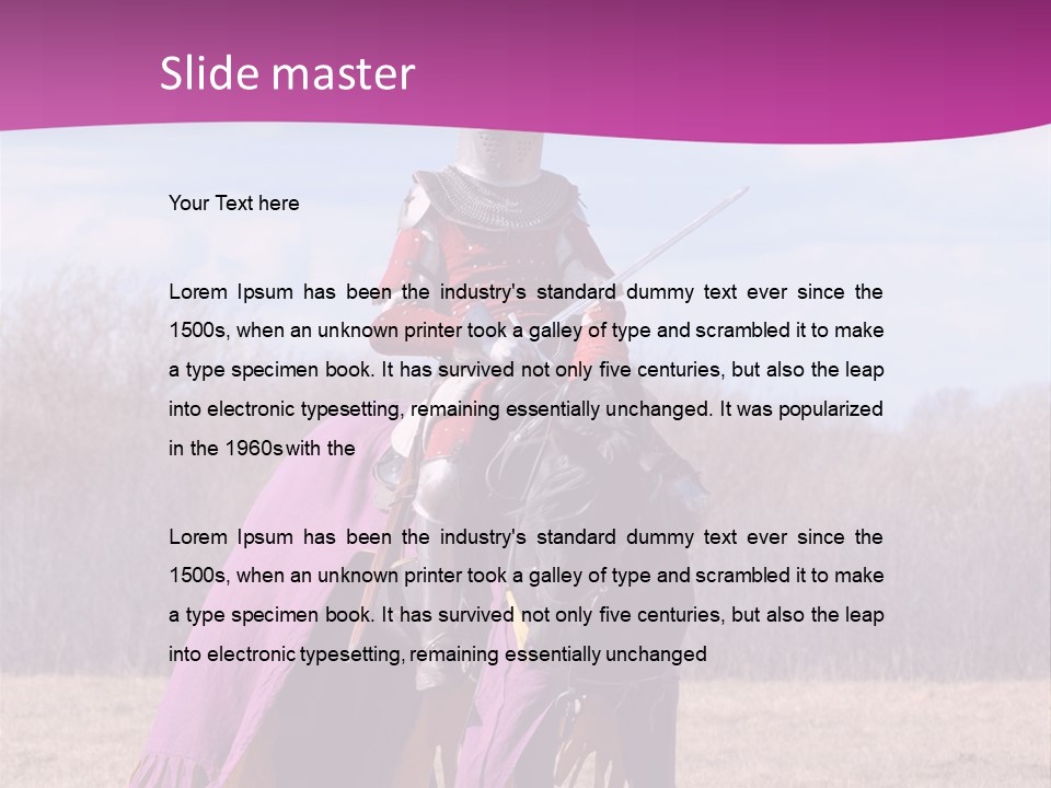 Knight Horse PowerPoint Template