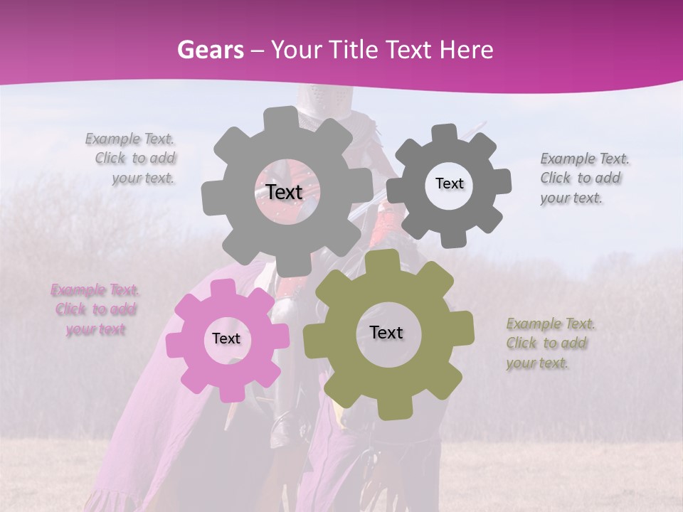 Knight Horse PowerPoint Template